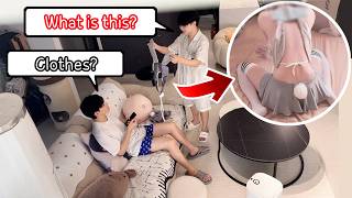 My Husband Found a Hot Bunny Outfit in the Laundry Basket!🐰🔥His Reaction 😂[Gay Couple BL]