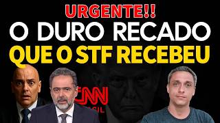 URGENTE! Jornalista da CNN manda duro recado para STF - 'Todos serão sancionados'