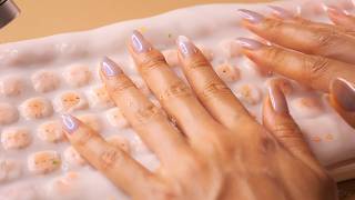 ASMR Satisfying Cute Bread Keyboard Cleaning for Sleep (No Talking)