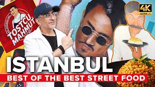 BEST Turkish Street Food | Salt Bae, Baruthane Pilavcisi, Tostçu Mahmut | Istanbul Walking Tour 4K