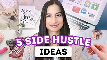 5 side hustles you can start from home (FUN & PROFITABLE)