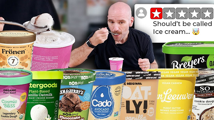 I Tried EVERY Dairy FREE Ice Cream