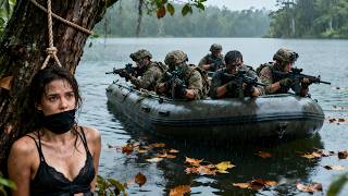 Special forces cross the river, storm terrorist base, and rescue hostages#movie
