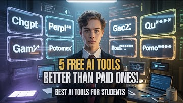 5 FREE AI Tools 🔥 BETTER Than Paid Ones 💰 (Every Student Must Try!)