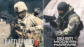 Modern Warfare 2019 vs Battlefield 6 - Third Person Reload Animations