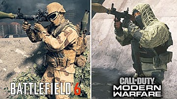 Modern Warfare 2019 vs Battlefield 6 - Third Person Reload Animations