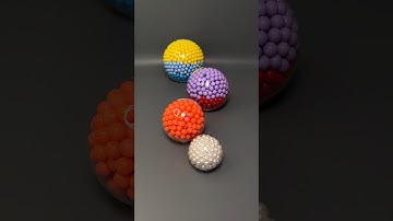 Mesmerizing Falling Beads Colorful Balls Oddly Satisfying Reverse ASMR Video #marblerunbb #asmr