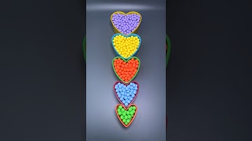 Mesmerizing Falling Beads Colorful Balls Oddly Satisfying Reverse ASMR Video #marblerunbb #asmr