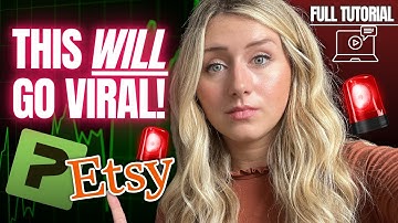 VIRAL 2026 Etsy Product Opportunity Incoming! 🔥 + FULL Tutorial