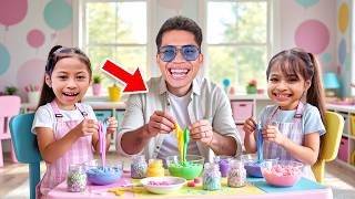 ALUNA DAN AMANDA BIKIN SLIME UKURAN PENDEK, SEDANG DAN PANJANG!!