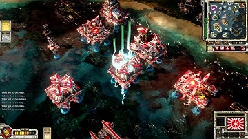 Command & Conquer™ Red Alert™ 3   Uprising 2V2 Random on Map Reef Madness 40K