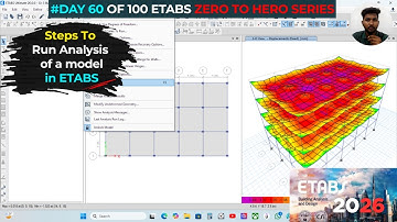 V60 Steps to Run Analysis in Etabs