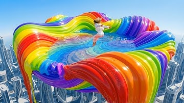 Which Dream Pool Would You Jump In? 어떤 꿈의 수영장에 뛰어들고 싶으신가요? ✨ Ultimate Oddly Satisfying AI ASMR?Part1