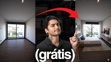 Como adicionar mobília em IMÓVEIS VAZIOS com Inteligência Artificial (GRÁTIS)