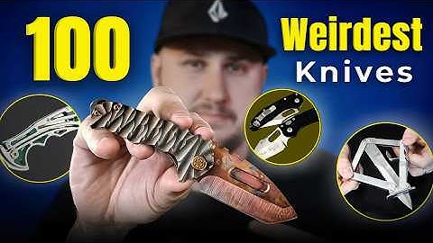 100 Weirdest Folding Knives Mechanisms