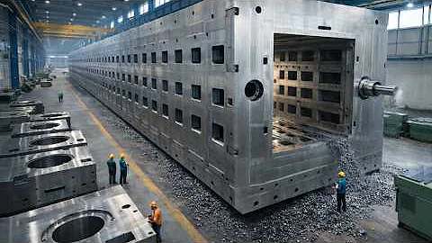 Insane Giant Heavy-Duty Lathe Process You’ve Never Seen. CNC Machining and Heavy Production