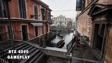 AZ RTX 4090 ITT MÁR KÖNYÖRÖG! | VENICE - Unreal Engine 5.7 (4k60fps) #photorealism #UE5