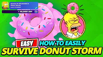 How to EASILY Survive for 30 seconds in Donut Storms - Fortnite