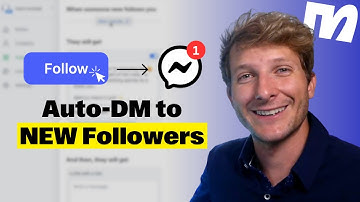 How to Send an Auto-DM to New Followers 📲 Manychat Follow to DM Automation Tutorial