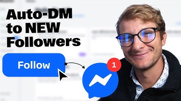How to Send an Auto-DM to New Followers 📲 Manychat Follow to DM Automation Tutorial