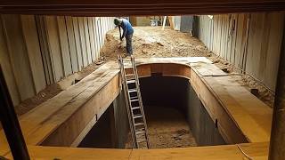 Men Build Secret 2-Room BUNKER Under a House | Start to Finish by @DashingAxe