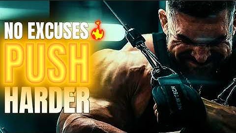 Thumbnail of No Excuses — Push Harder | Ultimate Gym Motivation 2025 | MOTIVATIONAL SONGS🔥( NCS songs🎶 )