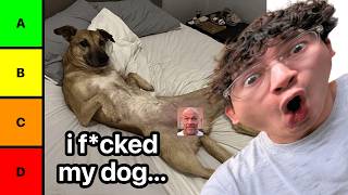 Ranking Your Insane Confessions (i need therapy now)
