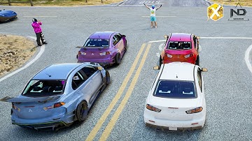 XGTA Reborn Roleplay #58 - Đua Xe Trên Đèo Cùng Băng Áo Tím