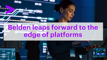 Accenture + AWS: Belden´s transformation case study