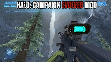 This Mod Makes Halo CE Look AMAZING | This is Halo: Campaign Evolved Mod | Assault On Control Room
