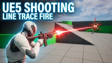 UE5 Weapon System – Line Trace Shooting, FirePoint and Fire Montage Part 3