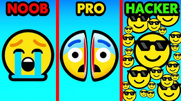 NOOB vs PRO vs HACKER Emoji Puzzle