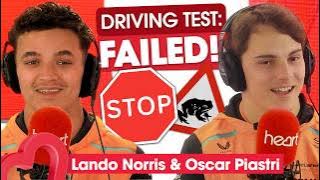 Lando Norris FAILS his driving test! 😳
