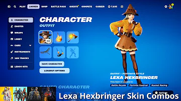 Lexa Hexbringer Skin Combos (Fortnite Battle Royale)