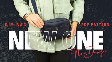 🔴PDF pattern + How to Make a Leather Crossbody Bag | Step by Step Tutorial
