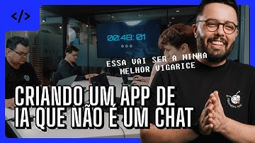 CRIEM UM APP DE IA QUE NÃO É CHAT - Hacklab da Codecon #7