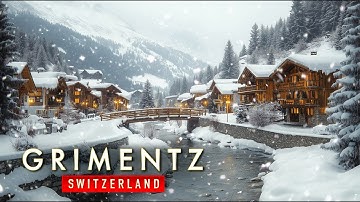 The Village Where Time Stood Still ❄️ | Grimentz, Switzerland 4K Walking Tour