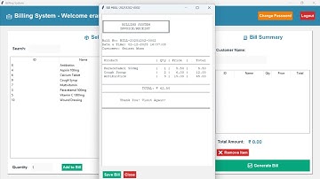 Python Billing System Using Tkinter & MySQL | Full Project With Admin & Employee Login