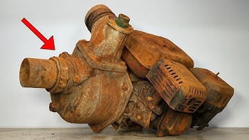 Onmogelijke restauratie! Rusty Antique Mysterious Machine Restoration