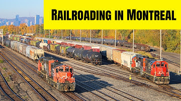A Day of Montreal Railroading: Endless Trains and Diverse Rail Action in Quebec