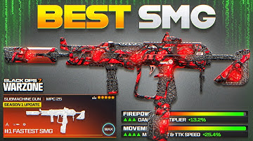 the *NEW* BEST SMG META LOADOUT in BO7 WARZONE after UPDATE! (Best SMG Class for WZ Season 1)