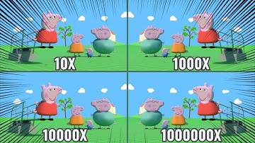 Peppa Pig Parodies Intro Getting 1000000X Fast