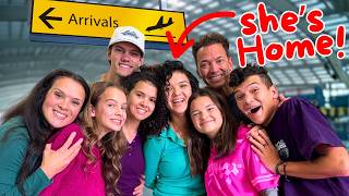 She's home! **emotional reunion**