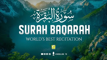Surah Al-Baqarah Full (سورة البقرة) | Ultimate Most Beautiful Heart Melting Quran | Zikrullah TV