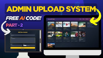 Build a Website Using AI with Free Code – Admin Panel & File Upload (Part 2)
