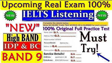IELTS LISTENING PRACTICE TEST 2025 WITH ANSWERS | 11.11.2025