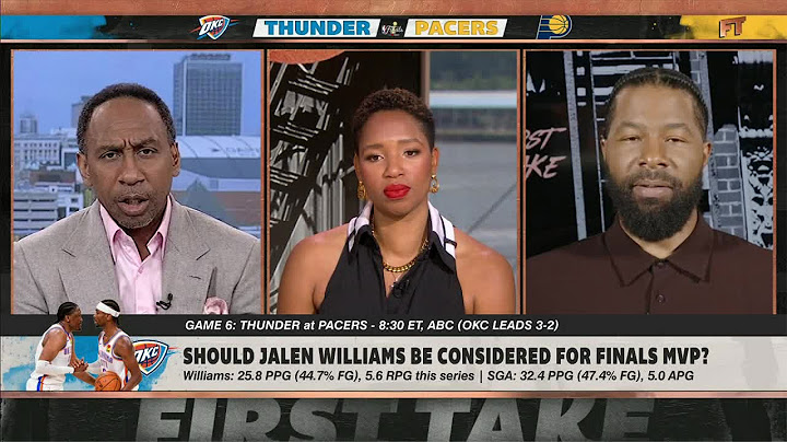Could Jalen Williams SNATCH Finals MVP from SGA? 😳 'NO ARGUMENT!' - Stephen A. | First Take