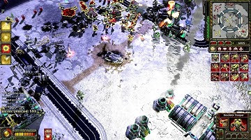 Command & Conquer™ Red Alert™ 3   Uprising 2V2 40K Random Hard AI on Quad Damage #gaming