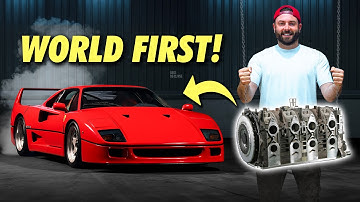 We are building a ROTARY-powered F40 DRIFT CAR!