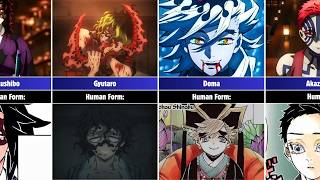 Human Forms of Demons in Demon Slayer: Kimetsu no Yaiba